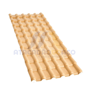 Telha Plan Marfim - 2.42 x 880