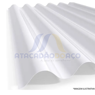 Telha TPG40 Translucida Branco - 1060 x 4.0 x 1,5mm