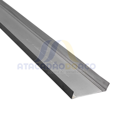 Perfil Guia 50 x 30 Galv - (1,25mm) 3m