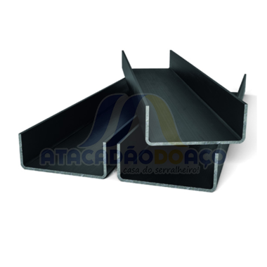 Perfil U 8'' - 4.75mm  (200mm)