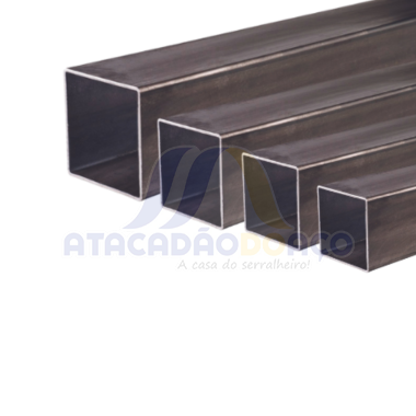 Metalon 60 x 60 - 3.00 Preto