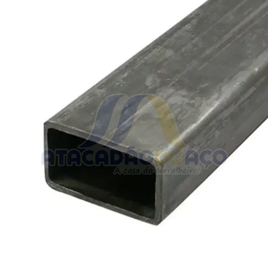 Metalon 80 x 40 - 2.00 Preto