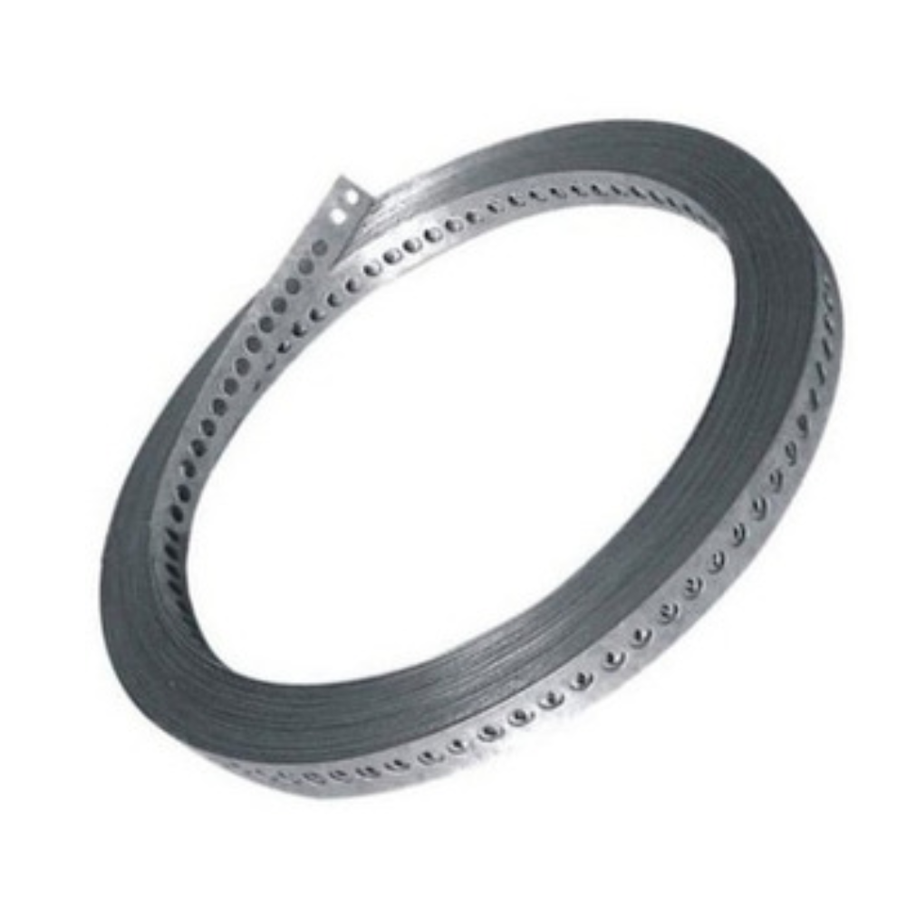 Fita de Aço Perfurada 17mm x 0.40mm x 10m