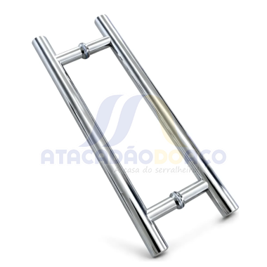 Puxador Tipo Tubo Inox 304 Duplo - 25 x 800mm (Stam)