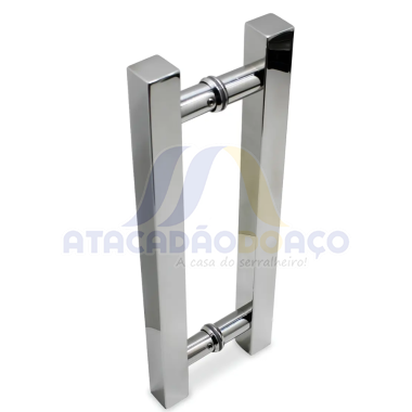 Puxador Inox Quad. 600 x 400 - 25/25 (Hela)