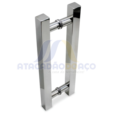 Puxador Inox Quad. 800 x 600 - 25/25 (Hela)