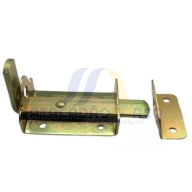 Ferrolho C/Porta Cadeado Bicromatizado - 105mm x 50mm