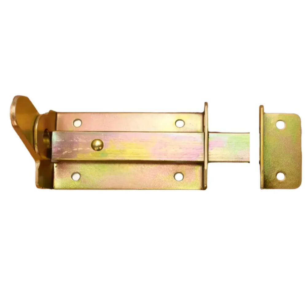 Ferrolho C/Porta Cadeado Bicromatizado - 70mm x 40mm