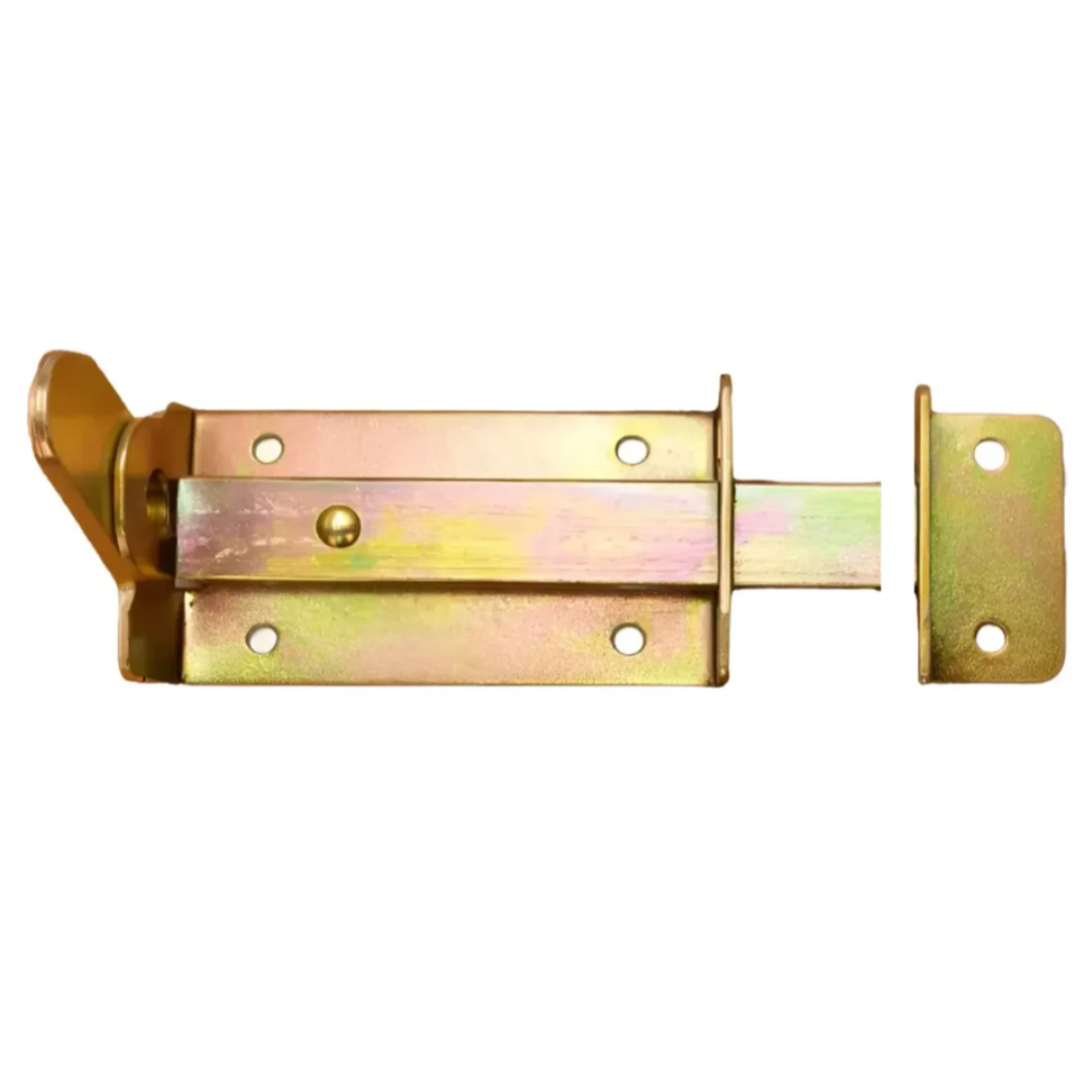 Ferrolho C/Porta Cadeado Bicromatizado - 86mm x 50mm