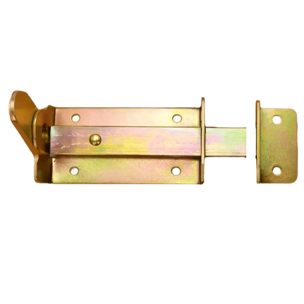 Ferrolho C/Porta Cadeado Bicromatizado - 120mm x 50mm
