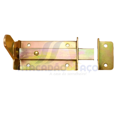 Ferrolho C/Porta Cadeado Bicromatizado - 120mm x 50mm