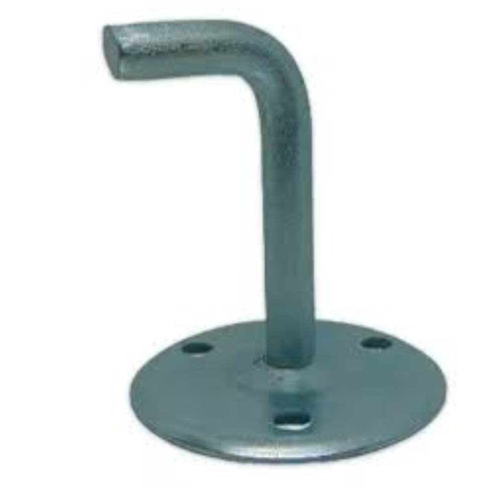 Suporte Redondo 1/2x7 - 3 Furos Galv.