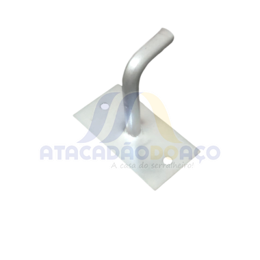 Suporte Retangular 1/2x7 - 2 Furos Galv.