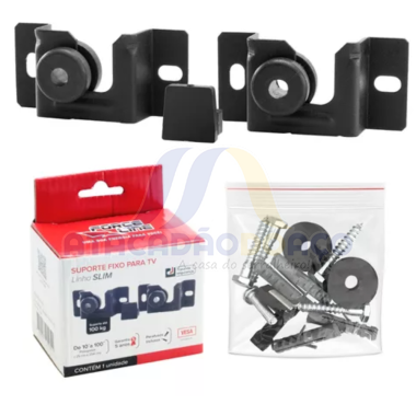 Suporte Fixo Universal P/ TV 100KG (Force Line)
