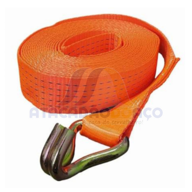 Cinta S/Catraca C/ Gancho J 9m x 50mm 1500kg (Mave)