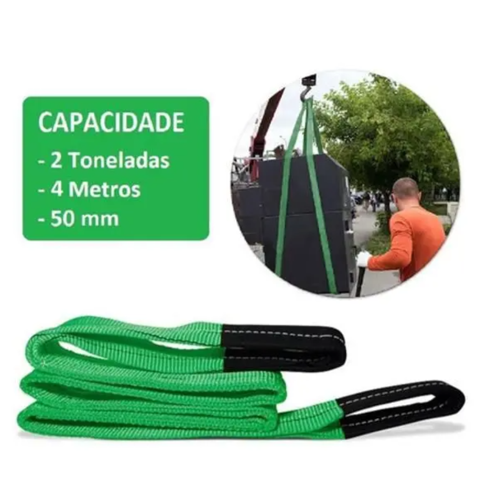Cinta P/Elevação de Carga 4m x 50mm 2T(Noll)