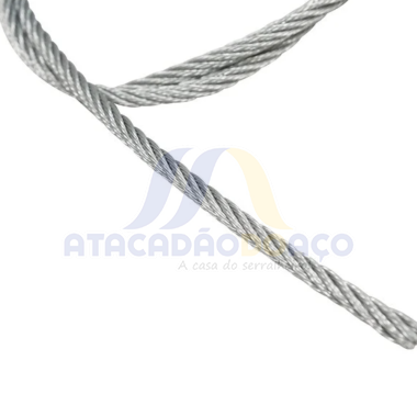 Cabo de Aço Plast. 1/4 - 6.35mm (Loboello)