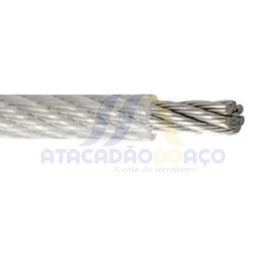 Cabo de Aco Plast. 1/4