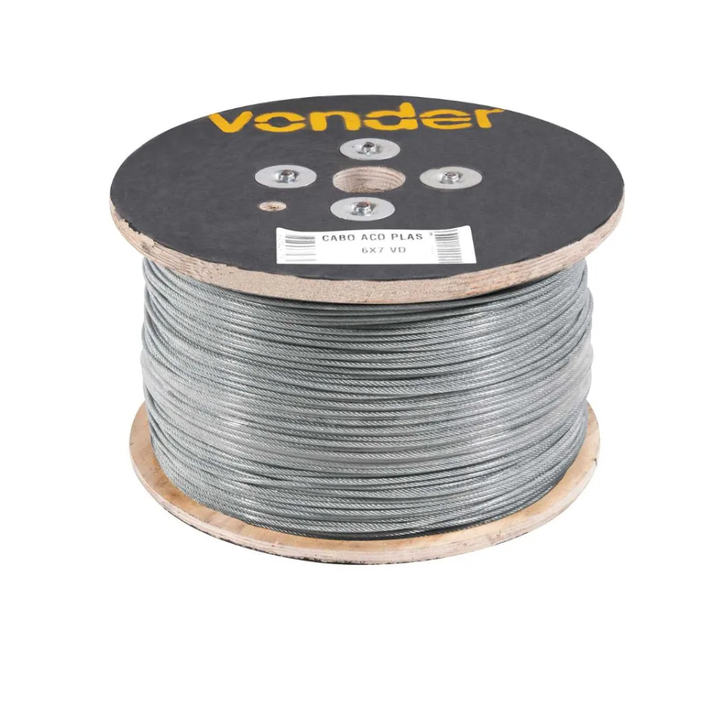 Cabo de Aço Plast. 1/16 - 1.6mm (Vonder)