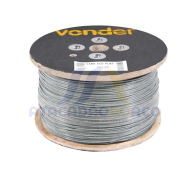 Cabo de Aço Plast. 1/16 - 1.6mm (Vonder)