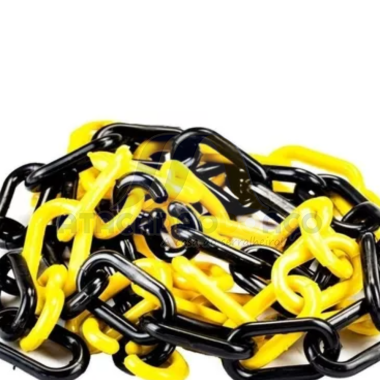 Corrente Plastica Amarela/Preta - 8mm (Vonder)