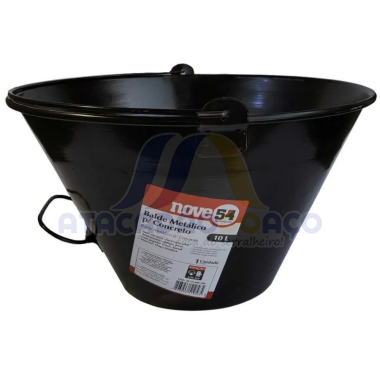 Balde Metálico P/Concreto 10 LT (Nove 54)