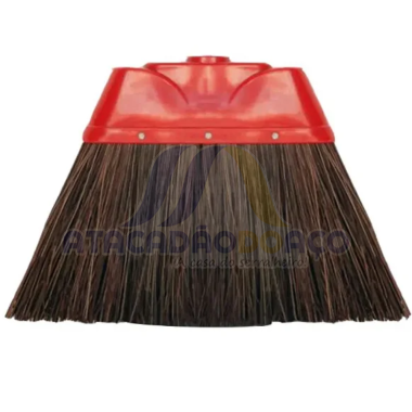 Vassoura Piaçava 20cm Bakelite C/ Cabo