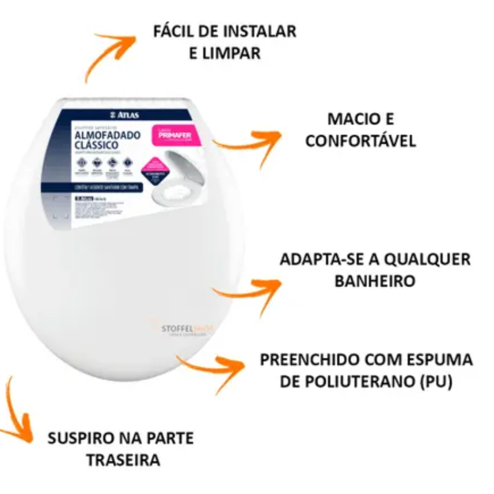 Assento Sanitario Almofado Classico (Atlas)