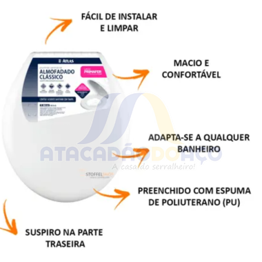 Assento Sanitario Almofado Classico (Atlas)