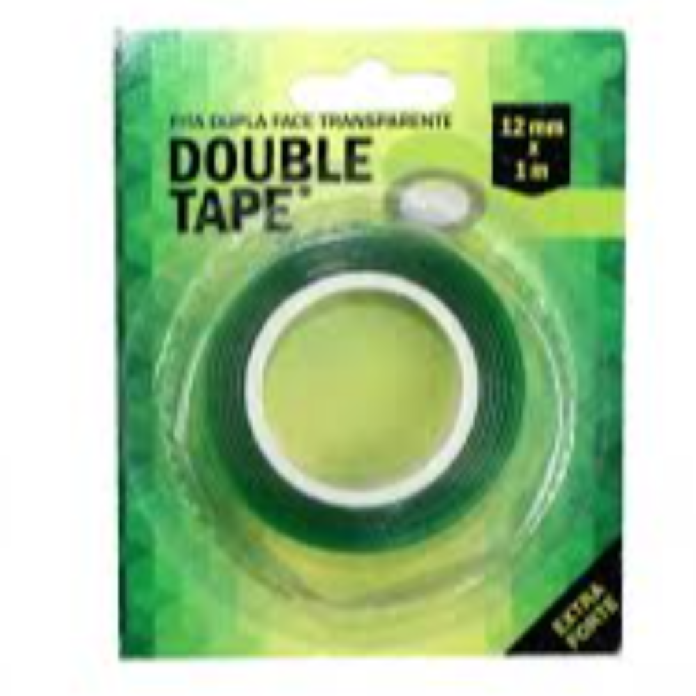Fita Dupla Face Transp. 12mm X 1mt (Double Tape)