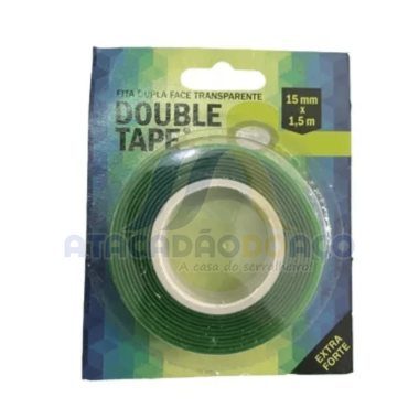 Fita Dupla Face Transp. 15mm X 1,5mt (Double Tape)