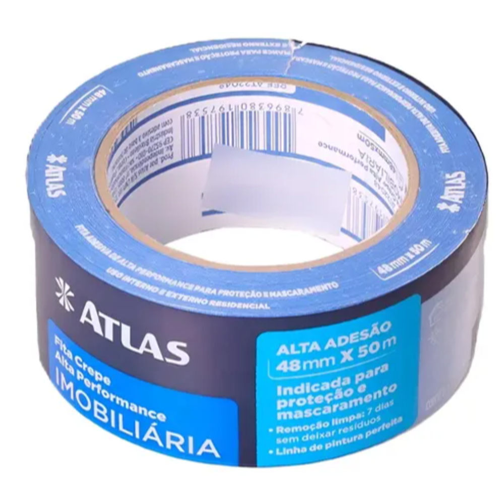 Fita Crepe Imobiliaria - 48mm x 50m (Atlas)