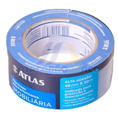 Fita Crepe Imobiliaria - 48mm x 50m (Atlas)
