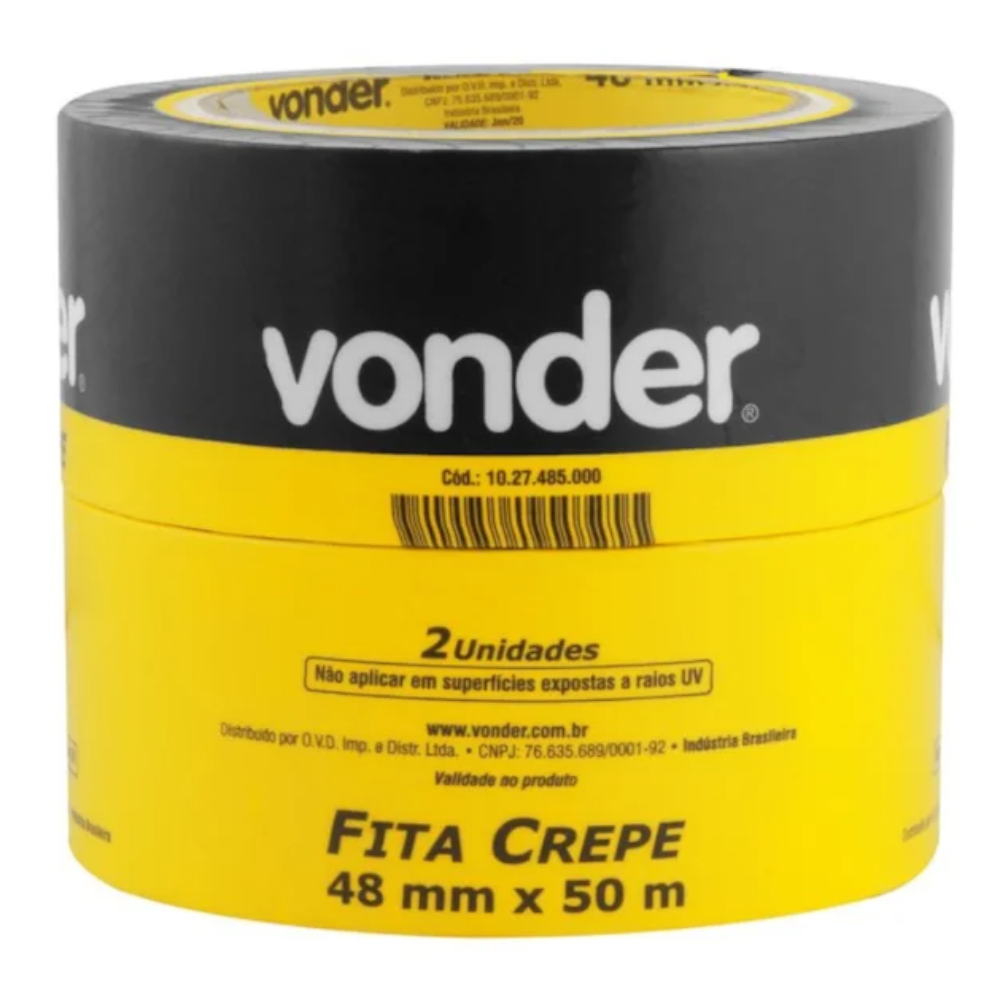 Fita Crepe - 48mm x 50m (Vonder)