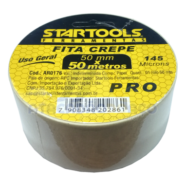 Fita Crepe - 50mm x 50m (Startools)