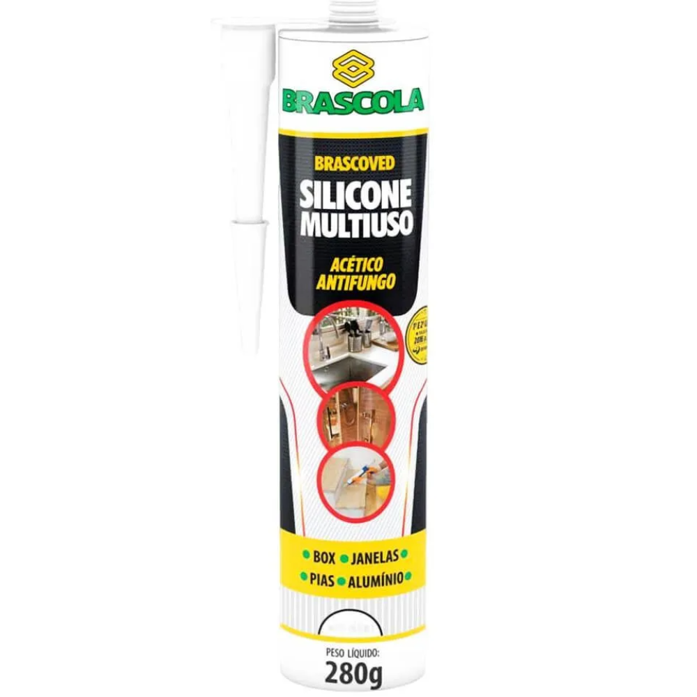 Silicone Multi Branco (Brascola)