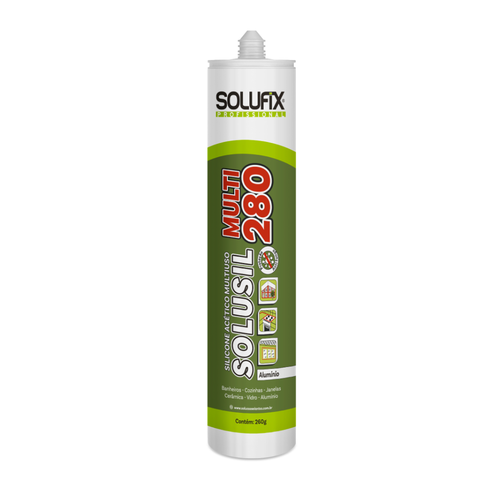 Silicone Multi 280 Branco - 260g (Solufix)