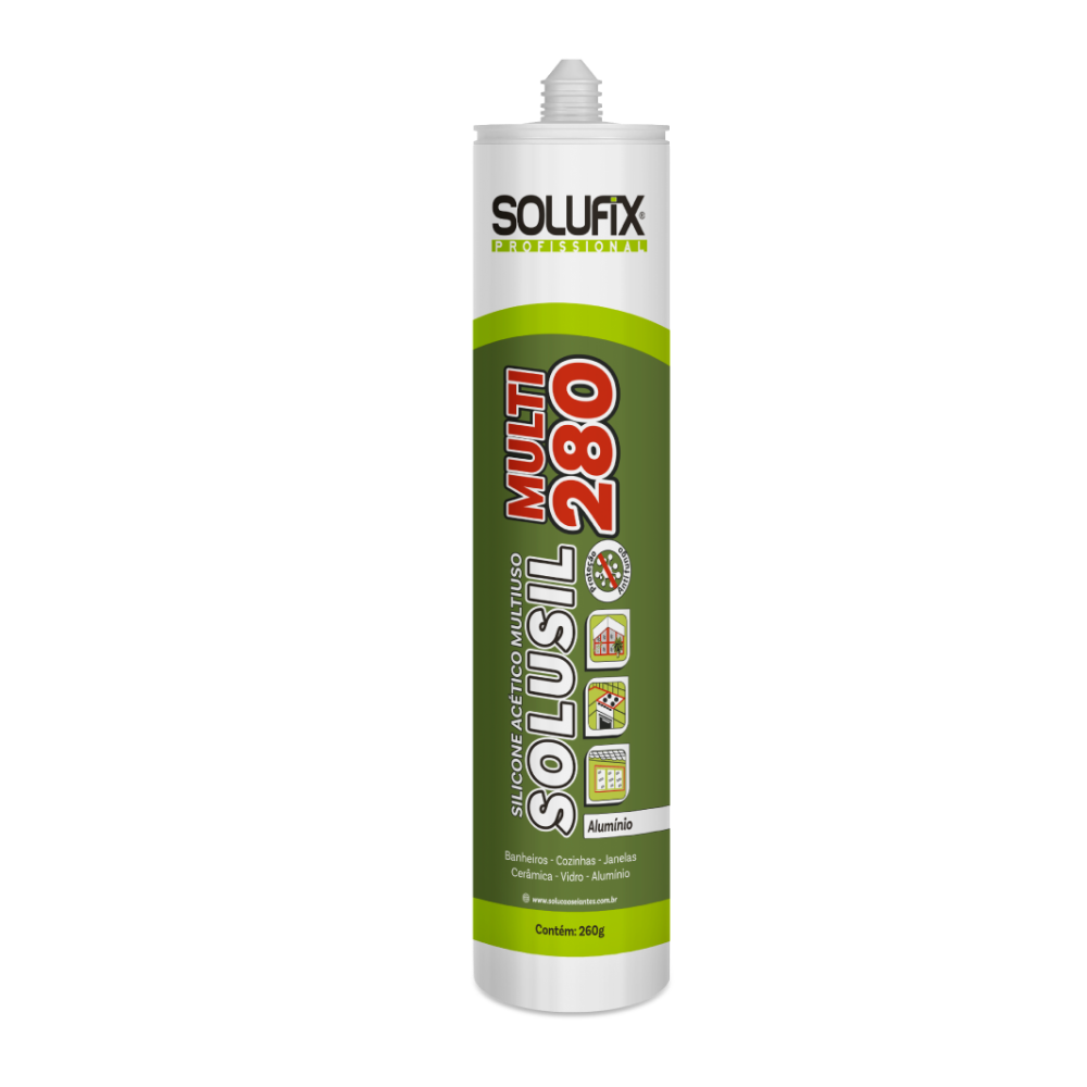 Silicone Multi 280 Aluminio - 260g (Solufix)