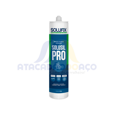 Silicone Acético Pro Incolor - 240g (Solufix)