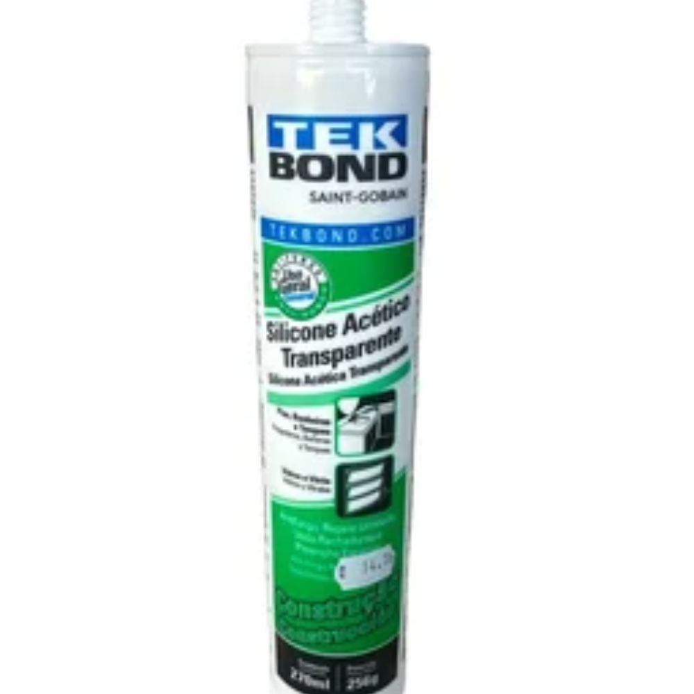 Silicone Acetico Transparente 270ML (Tek Bond)
