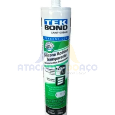 Silicone Acetico Transparente 270ML (Tek Bond)