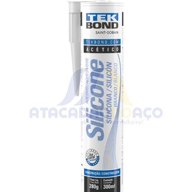 Silicone Acetico Branco 300ML (Tek Bond)