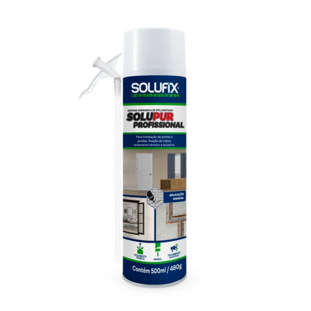 Espuma Expansiva Profissional - 500ml (Solufix)