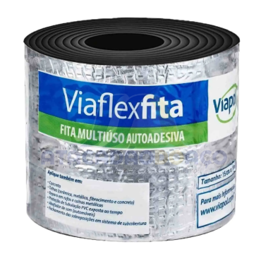 Manta Asf. Fita Alum. Rol. 10mt x 20cm (Viapol)