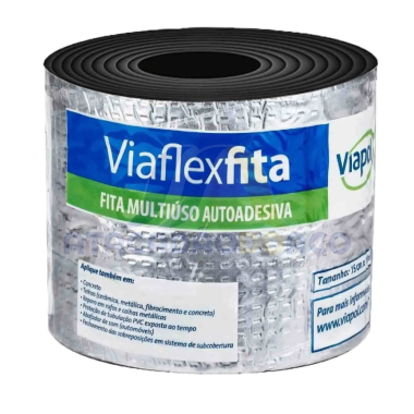 Manta Asf. Fita Alum. Rol. 10mt x 60cm (Viapol)