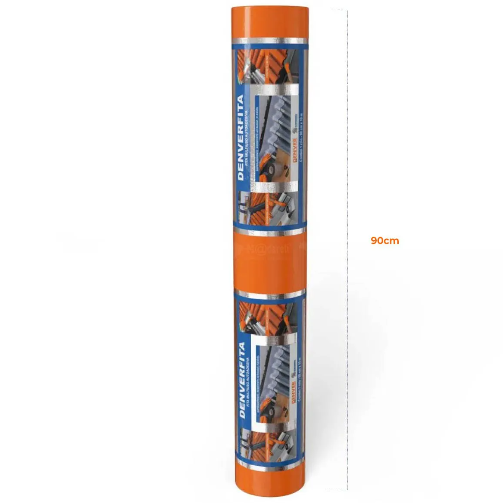 Manta Asf. Fita Alum. Rol. 10mt x 90cm (Denver)