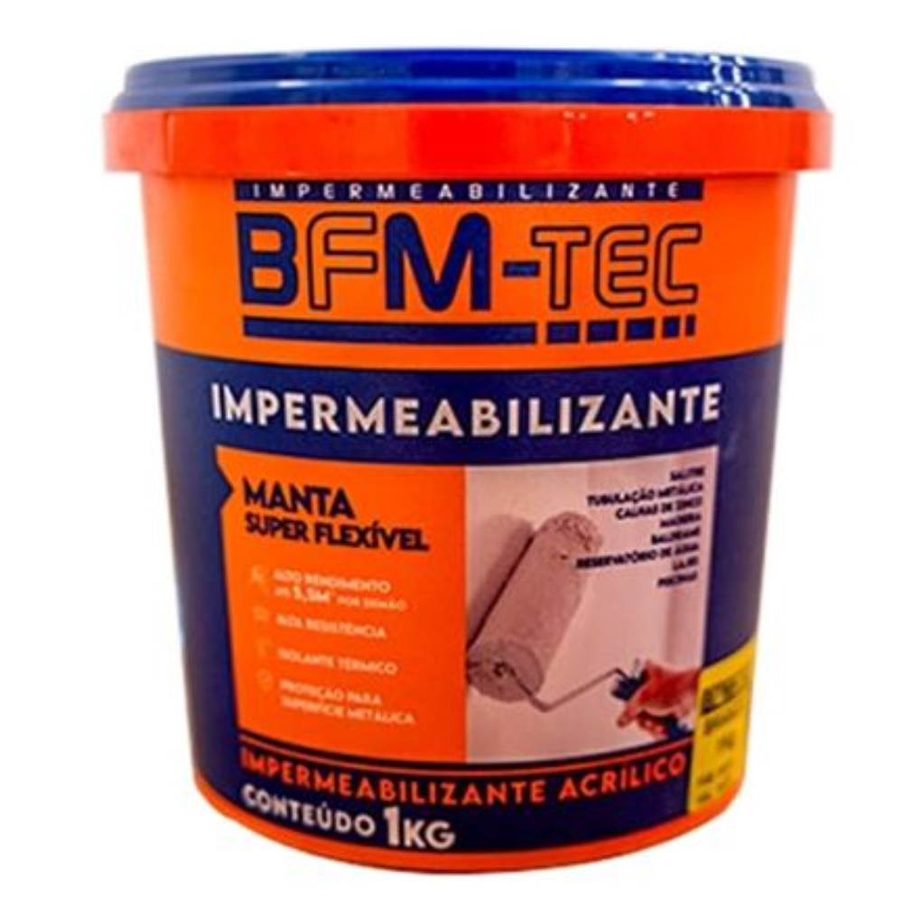 Manta Liq. Impermeabilizante Branco - 1Kg (BFM-TEC)