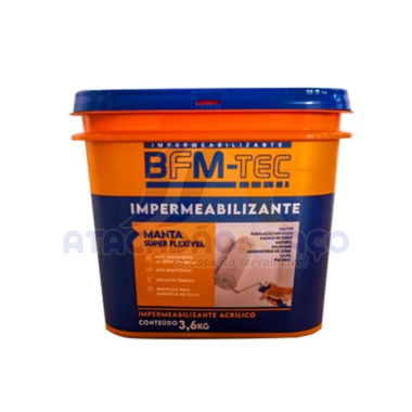 Manta Liq. Impermeabilizante Cinza - 3,6Kg (BFM-TEC)