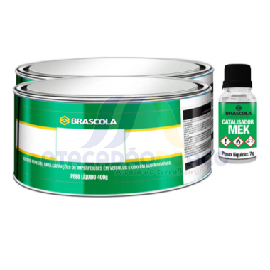 Adesivo Plastico 0,400G Cinza (Brascola)