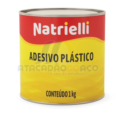 Adesivo Plastico 0,400G Cinza (Natrielli)